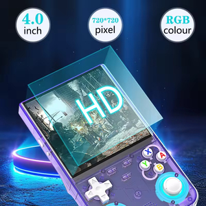 Código abierto R36ultra <span class=keywords><strong>Retro</strong></span> Reproductor de <span class=keywords><strong>video</strong></span> portátil de 4,0 pulgadas Consola de juegos portátil 64GB 128GB Sistema Linux Nueva generación Wi-Fi - Product Image 4