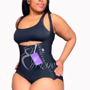 Fajas Body Liposucción Cirugía Control <span class=keywords><strong>de</strong></span> barriga Cintura delgada Doble compresión Grado médico Body Shaper Dowager Hump - Product Image 6