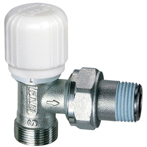 Valvola Angolare Termostatica a 1/2 Pollice per Controllo e Arresto di Fluidi Acquosi - Product Image 1