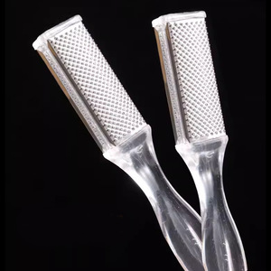 Stainless steel foot file, <b>heel</b> callus remover, pedicure double-sided foot file, multi-functional foot scrubber for home use. - Product Image 2