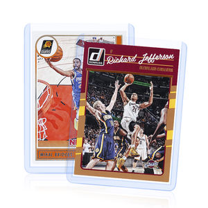 <span class=keywords><strong>Porte</strong></span>-cartes rigides en <span class=keywords><strong>PVC</strong></span> transparent de qualité supérieure, 1000 unités, pour cartes de baseball, basketball et autres sports, 35PT, 3x4, certifié EN71, gris fox - Product Image 2