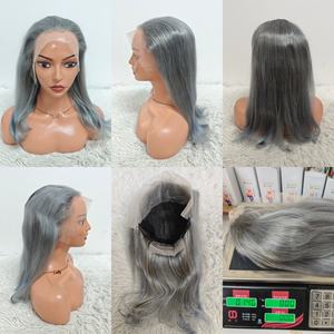 Letsfly Promotion 32$ Colored Human Hair <b>Wig</b> 16inch and 18inch Brazilian Cheap Straight Short Bob <b>Wig</b> - Product Image 3