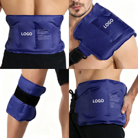 Bingyuan OEM Compresse chaude et froide pour blessures, gel réutilisable 200g pour soulager les douleurs du bas du dos, des épaules, des hanches et des genoux |   Couverture complète 16x9 pouces