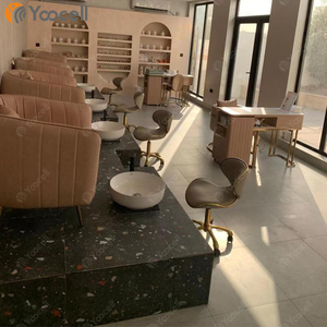 Yoocell – ensemble de meubles de salon de <span class=keywords><strong>coiffure</strong></span>, sillas de peluquera, barbier, miroir, salon de <span class=keywords><strong>coiffure</strong></span>, maquillage, station de salon de <span class=keywords><strong>coiffure</strong></span> - Product Image 2