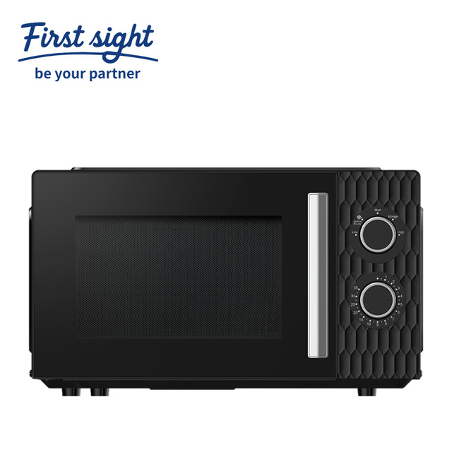 Electric Stainless Steel Microwave Oven 110-240V Global 20L 700W 5 Levels 255mm Large Turntable (Even Heating) Mechanical Timer