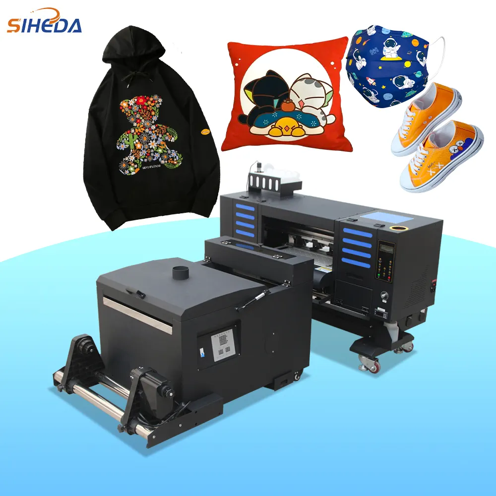 Siheda A2DTFインクジェットプリンター熱転写Tシャツ印刷機フィルムプリンターに直接45cmdtfプリンターxp600i3200印刷dt