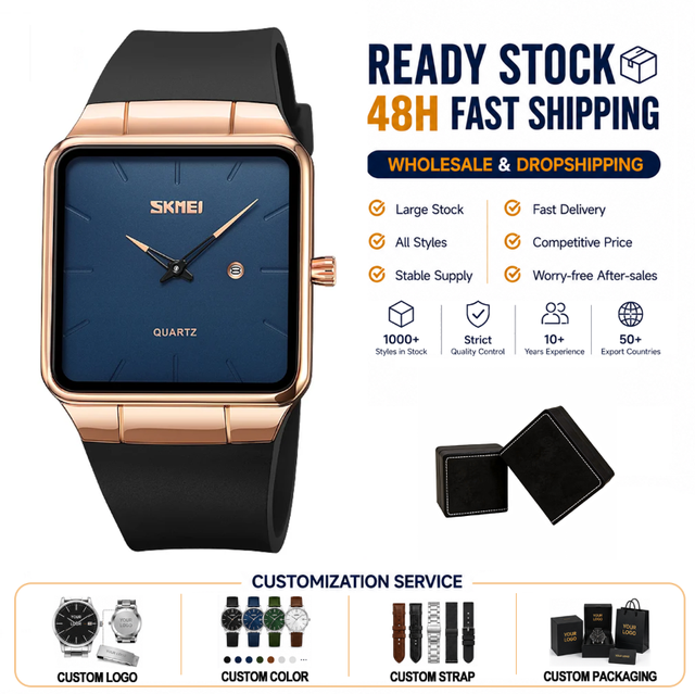 Skmei 1961 Custom Watch Logo New Trendy High Quality Fashion Simple Watch Popular Business Quartz Watches for Men