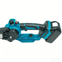 Scie à chaîne portative sans fil 18V avec batterie lithium-ion et lubrification automatique pour jardin