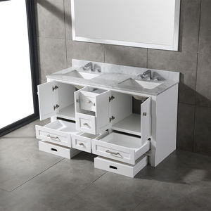 60 inch High End Bathroom Vanity with Ceramic Basin and Water Resistant Features bathroom vanity - Product Image 2