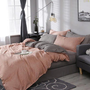 Sang Trọng Thiết Kế Đơn Giản Duy Nhất Nữ Hoàng Siêu Vua Kích Thước Bộ Đồ Giường Đặt Màu Đen <span class=keywords><strong>Comforter</strong></span> & Duvet Bìa Sheets Với Gối - Product Image 2