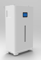 Batteries au lithium LiFePO4 solaires personnalisées 48V 100Ah-300Ah 5-15KWh 5-15KW avec cellules de qualité A, BMS, en boîtier sur roues, certifiées CE 6000+