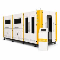 Fabricante de Fábrica, Máquina de Moldeo por Soplado de PET de 6 Cavidades, 12000 BPH, Totalmente Automática, con PLC XINJE, para Botellas de Agua y Jugo