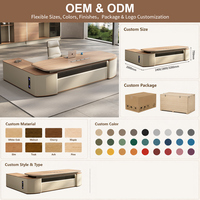 Bureau de direction modulaire contemporain en forme de L avec gestion des câbles, hub d'alimentation et design écologique
