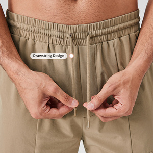 <span class=keywords><strong>Pantalon</strong></span> <span class=keywords><strong>de</strong></span> <span class=keywords><strong>jogging</strong></span> respirant à séchage rapide personnalisé poche arrière cachée avec fermeture éclair <span class=keywords><strong>pantalon</strong></span> <span class=keywords><strong>de</strong></span> gym pour hommes à taille élastique avec cordon <span class=keywords><strong>de</strong></span> serrage - Product Image 3