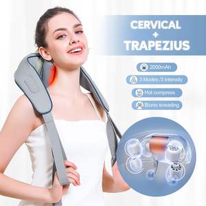 Eveekon Nacken <span class=keywords><strong>massage</strong></span> gerät mit Wärme-und Shiatsu-, Elektro-und Hand-Nacken <span class=keywords><strong>massage</strong></span> gerät, <span class=keywords><strong>Massage</strong></span>-Nacken-, Schulter-und Rücken <span class=keywords><strong>massage</strong></span> gerät - Product Image 4