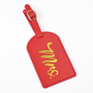 Étiquette de bagage personnalisée en gros avec nom, en PU durable, portable, pour <span class=keywords><strong>valise</strong></span> de voyage, impression, étiquette de bagage enregistrée pour <span class=keywords><strong>avion</strong></span> - Product Image 5