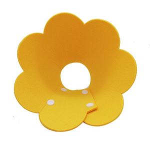 Elizabeth Collar ajustable para mascotas Tamaño pequeño Anti-Lamiendo Shame Headgear Cintas Patrón de animales Luces Recuperación postoperatoria - Product Image 4