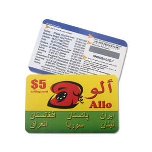 Precio barato de fábrica de plástico de PVC cero tarjeta de prepago de contraseña Número Cero tarjeta - Product Image 4