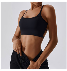 GC vêtements de fitness soutien-gorge de sport pour femmes dos croisé rembourré ropa deportiva para mujer soutien-gorge de sport à manches courtes - Product Image 5