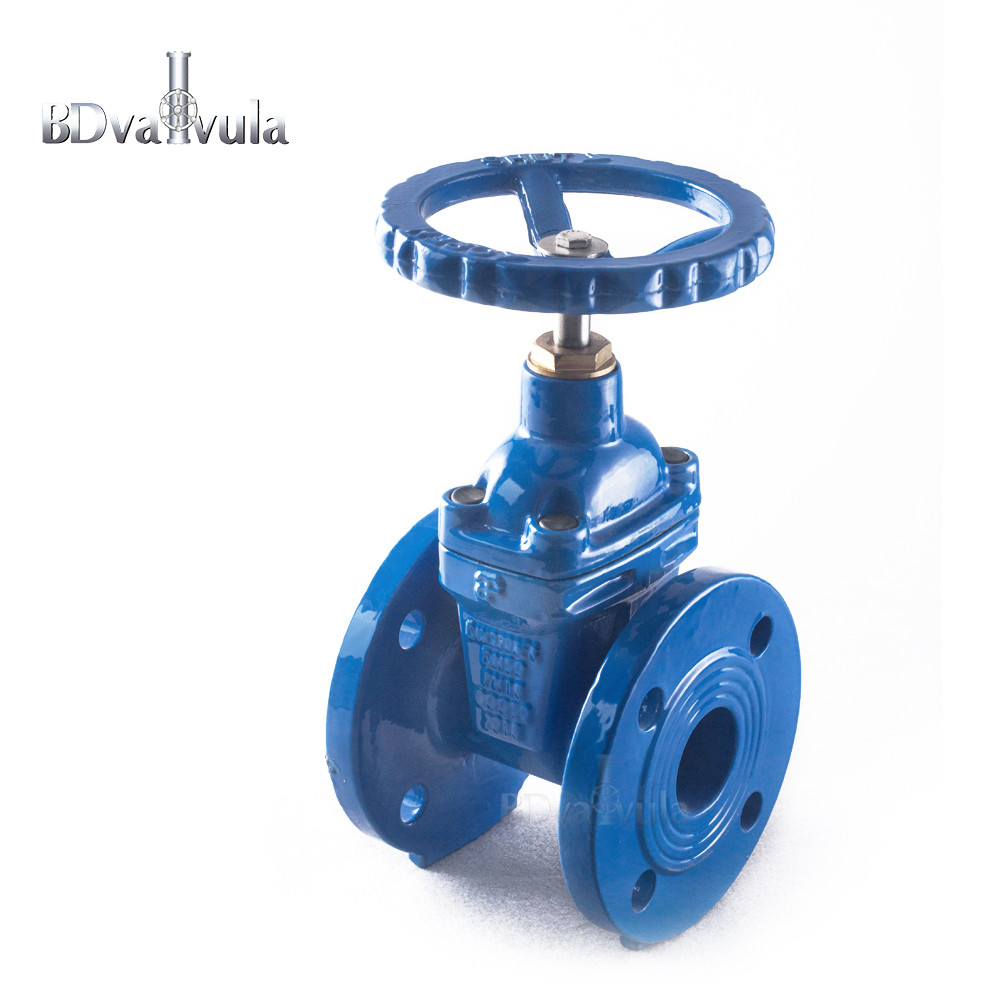 Hebei Valve Cast Iron Flange Sluice PN16 EPDM Gate Valve