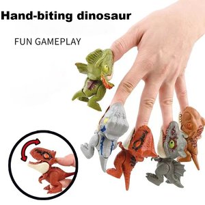 Mini Dinosauri in Plastica che Mordono il Dito, Giocattoli con Articolazioni Mobili, Modelli Simulati di Tyrannosaurus <span class=keywords><strong>Rex</strong></span> - Product Image 2