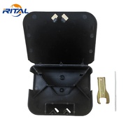 Boîte en plastique antiparasitaire Rat Appât pour rongeurs Piège à souris réutilisable sécurisé Station d'appât pour souris avec clé