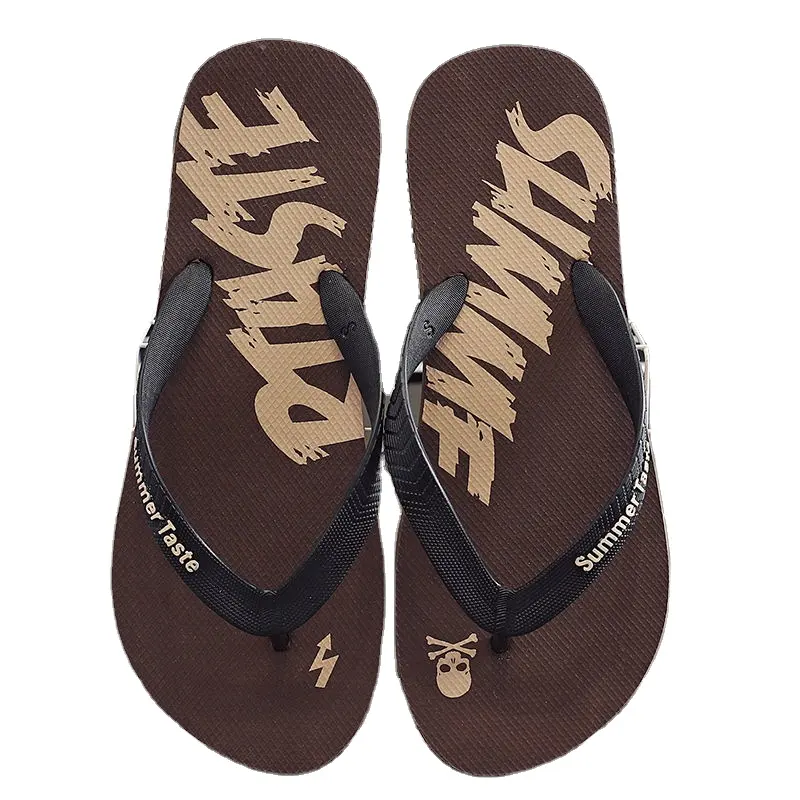 Best seller slippers men's summer non-slip flip flops men's beach shoes trendy outdoor sandals Wholesale Support OEM