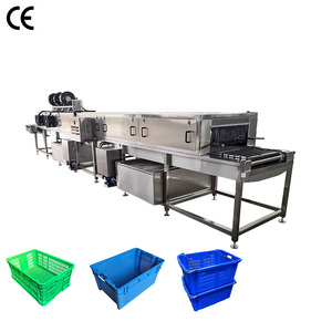 Laveuse industrielle automatique en acier inoxydable 304 pour petites caisses, paniers, poubelles et <span class=keywords><strong>bacs</strong></span> - Product Image 2