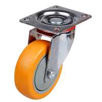 Roue en caoutchouc fixe industrielle de 5 pouces