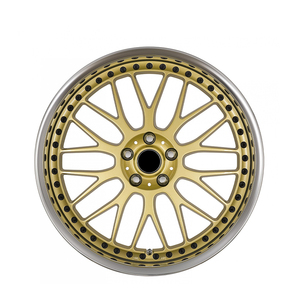Jantes forgées sur mesure en 3 parties, entièrement inversées, 18x7 à 20x15, à rayons dorés et à déport profond pour Nissan Silvia S13 S14 - Product Image 2