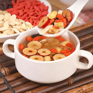 Thé Premium Double Ginseng Ganoderma <span class=keywords><strong>Qi</strong></span> - Thé Reconstituant - Mélange de Médecine Traditionnelle Chinoise Emballé Individuellement pour Soulager la Fatigue OEM ODM Accepté - Product Image 6