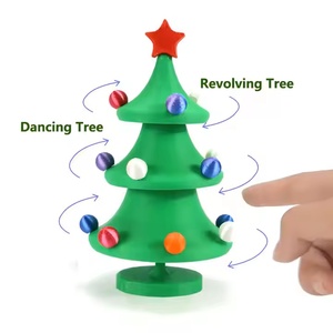 360 °   Árbol de Navidad Espiral Impreso en 3D, Juguete Educativo Divertido para Niños, Regalo de Año Nuevo, Servicios de Fabricación de 3 Capas - Product Image 2