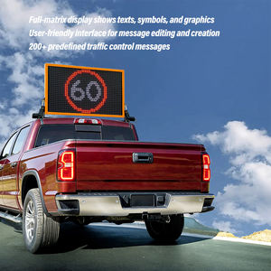 จอแสดงผลข้อมูลจราจรแบบแปรผัน LED สำหรับกลางแจ้ง ทำจากอะลูมิเนียม กันน้ำระดับ IP67 เพื่อความปลอดภัยในการจราจร - Product Image 2