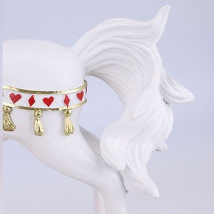 Figur <span class=keywords><strong>Resin</strong></span> Kuda Goyang Redeco Luxury Playing Card, Desain Poker Suit, Dekorasi Rumah Elegan, Hadiah - Product Image 4