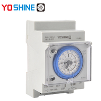 Relé de Retardo Mecánico de 16A AC 100-240V SPDT, Interruptor Temporizador Programable de 24 Horas para Control Industrial
