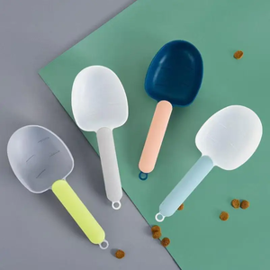 Multifunctional Rice Measuring Scoop Household <b>Plastic</b> <b>Kitchen</b> Tool with Sealing Clip for Pet Dog Food Feeding - Product Image 3
