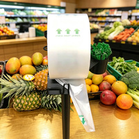 Op maat gemaakte verpakking van verse fruitzakken, rolfolie, bedrukte groenteverpakkingen, transparante plastic rolzakken voor voedsel