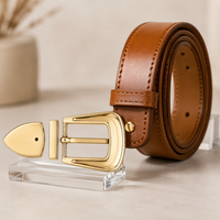 Boucles de ceinture pour hommes d'affaires, logo gravé sur mesure, alliage de zinc, métal résistant à la rouille, anti-rayures, pour ceinture en cuir
