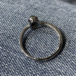 925 Silver <strong>Opal</strong> <strong>Ring</strong> Natural Gemstone Inlaid Anniversary <strong>Ring</strong> - Product Image 3