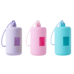 2026 OEM & ODM Distributeur de sacs à déjections pour animaux de compagnie (chats et chiens) d'extérieur, réutilisable, avec procédé de peinture par pulvérisation, et 1 rouleau de 15 sacs pour déjections canines - Product Image 1