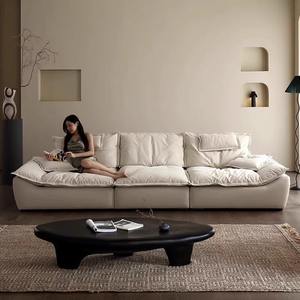 Sofá seccional crema Foshan, asiento Extra ancho, respaldo alto, tela ajustable, velero profundo de Auckland, gato, resistente a <span class=keywords><strong>los</strong></span> arañazos, apartamento - Product Image 3