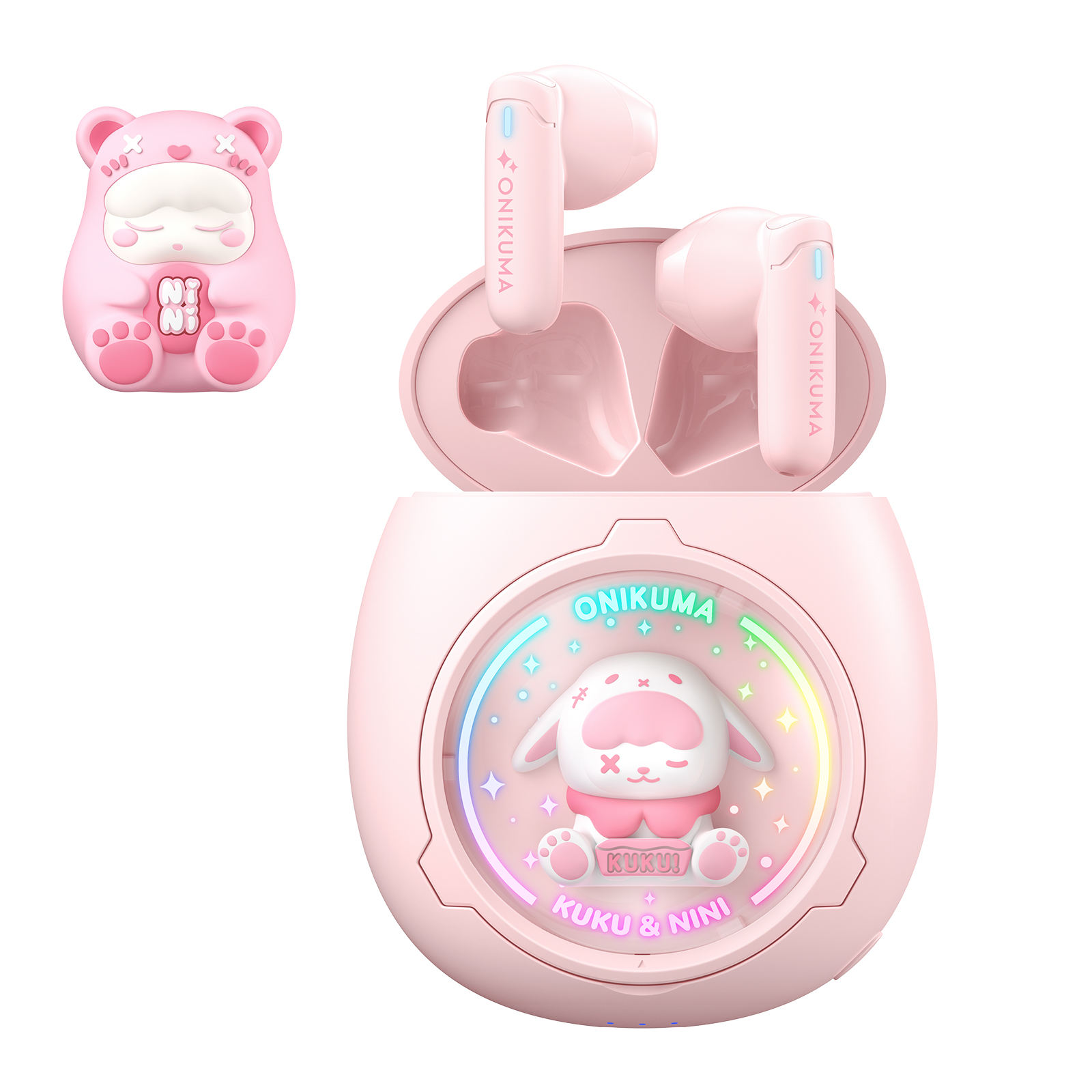 ONIKUMA T302 Cute Bluetooth Earphones with Noise Cancelling