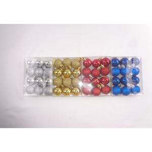 ENSEMBLE DE 12 BOLLES DE NOËL, DIAM. 3CM, COULEURS ASSORTIES - Product Image 1