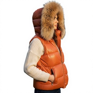 Gilet matelassé unisexe d'hiver sans manches, léger et chaud pour l'extérieur, personnalisable en gros - Product Image 3