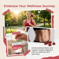 Qbioflex OEM Gummies au vinaigre de cidre de pomme pour la perte de poids, compléments minceur Keto ACV, gummies brûle-graisses pour femmes