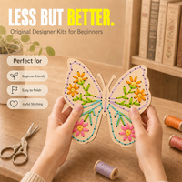 Kits de broderie sur tranches de bois pour le plaisir du bricolage, kit de broderie sur bois pour filles de 8 à 12 ans, motifs animaux en bois, cadeaux de fête