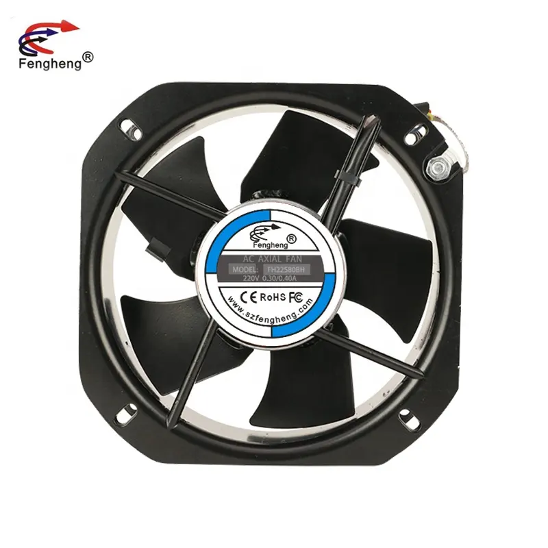 AC Axial Fans 225mm 8.8 Inch225x225x80mm 220V einphasig Full metall fan klinge ac motor kühlung axial fan