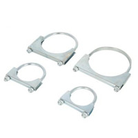Colliers de serrage en acier doux de haute qualité pour échappement, type U, en fer, 98mm, 100mm, 102mm, avec les meilleures ventes actuelles