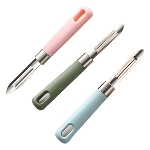 Juego de Peladores de Acero Inoxidable de 3 Piezas, Cuchillo Multiusos para Pelar Frutas y Verduras, Utensilio de Cocina - Product Image 4