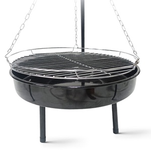 Chaîne de suspension personnalisée pour <span class=keywords><strong>barbecue</strong></span> portable, support trépied pour <span class=keywords><strong>barbecue</strong></span> extérieur au charbon de bois, modèle de chaîne de suspension pour camping - Product Image 2